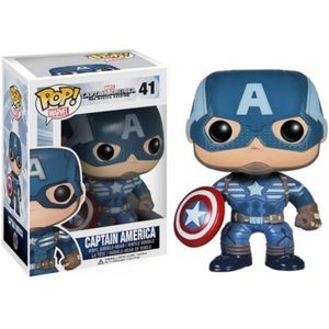 Funko Pop | 41 | Captain America | Glows in the Dark | Hot Topic Exclusive